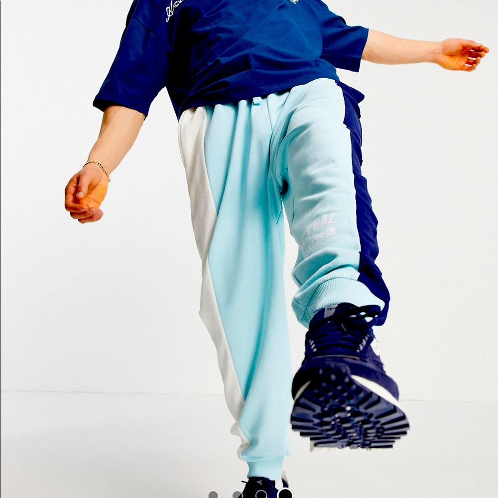 Asos Oversized Color Blocking Sweatsuit (T Shirt … - image 2